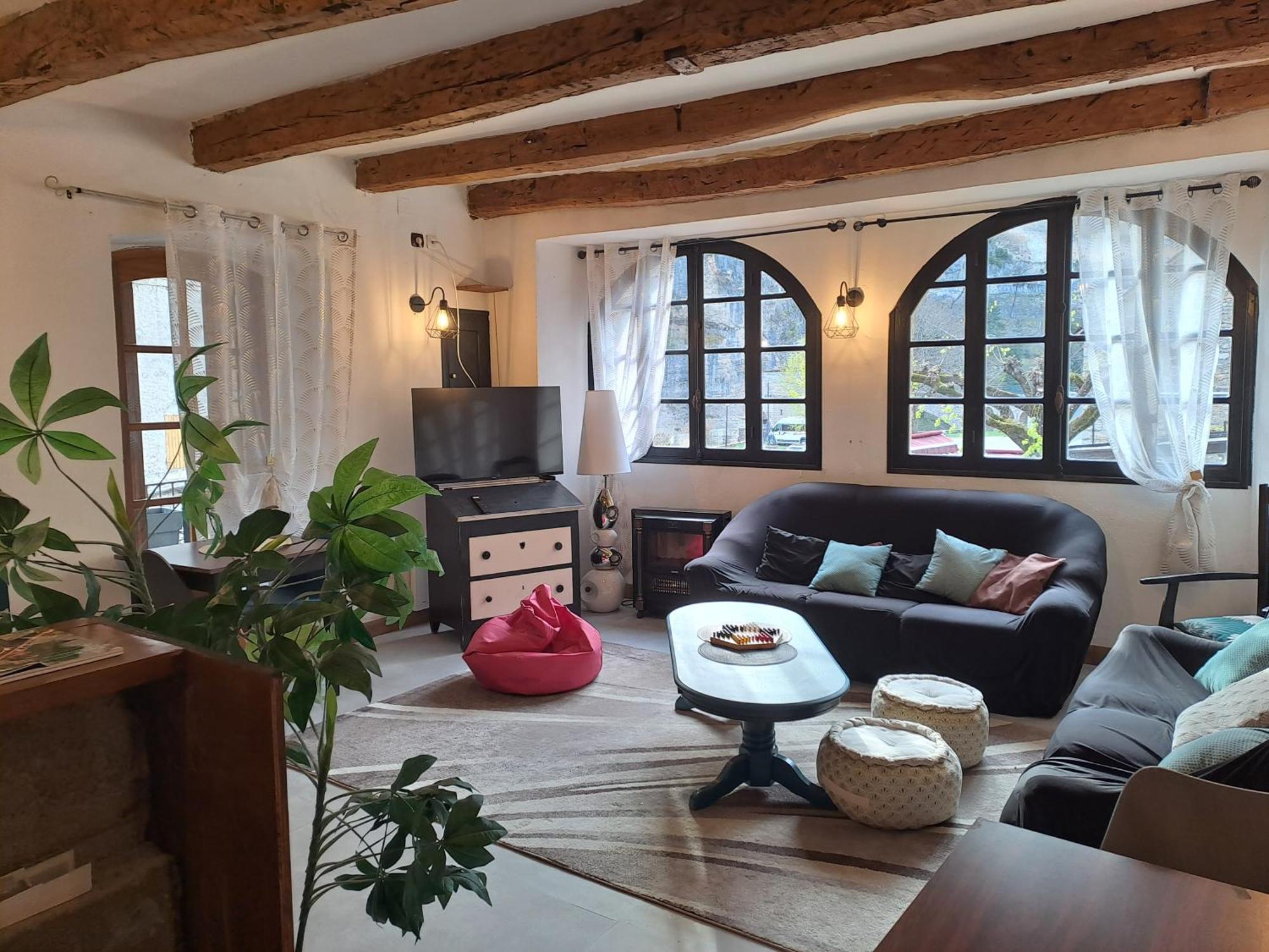 Logis Hotel Restaurant Auberge De La Cascade Sainte-Énimie Exteriér fotografie