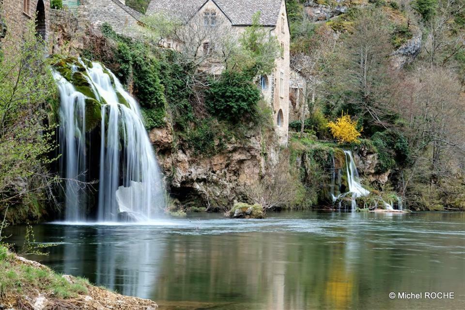 Logis Hotel Restaurant Auberge De La Cascade Sainte-Énimie Exteriér fotografie